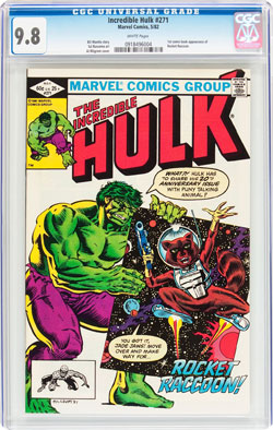 incredible hulk 271 cgc 9.8 comic book