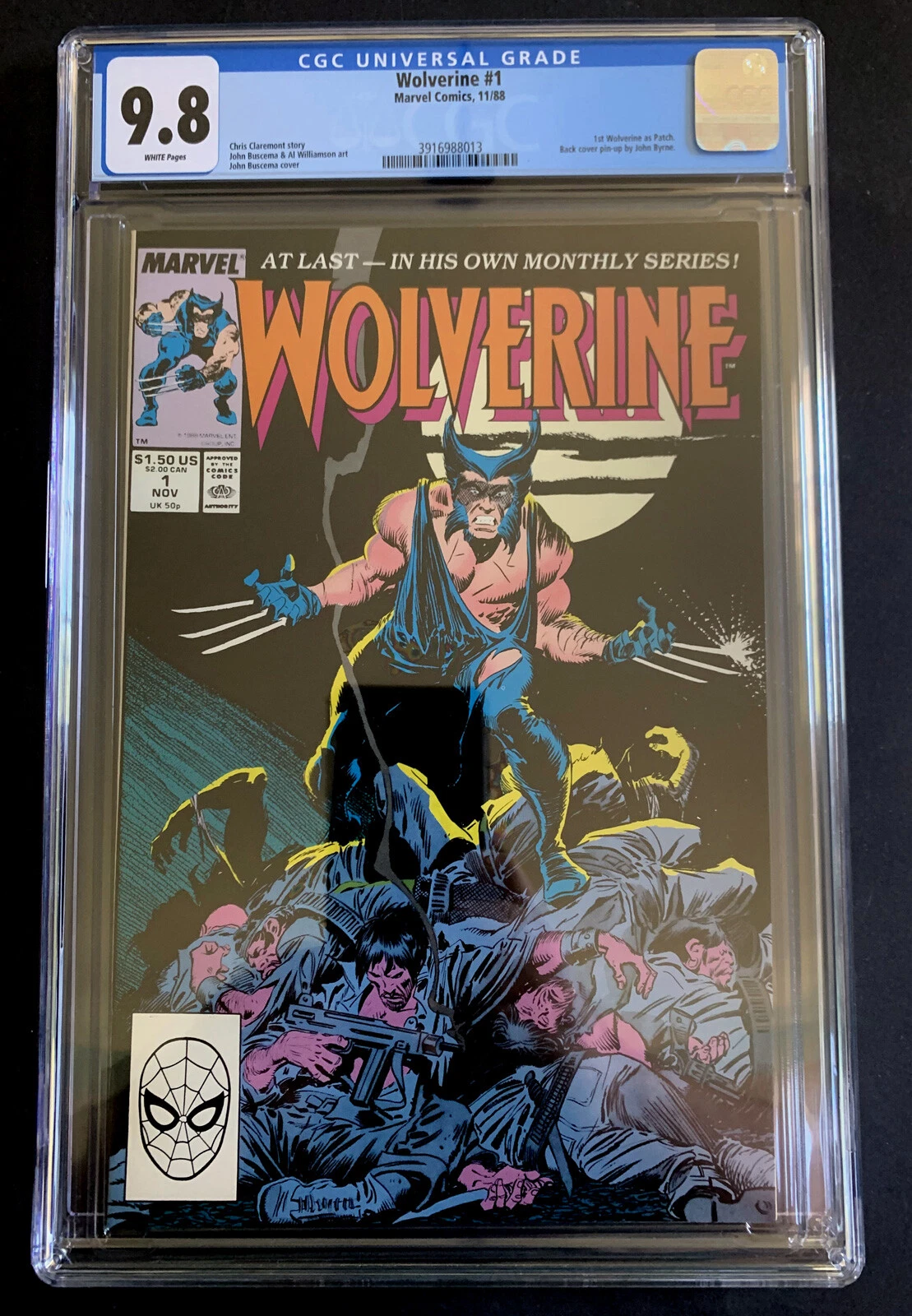 Wolverine #1 CGC 9.8 comic book